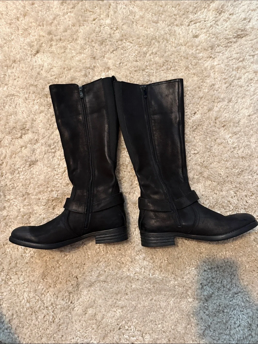 Never worn bussola Black Riding Boots